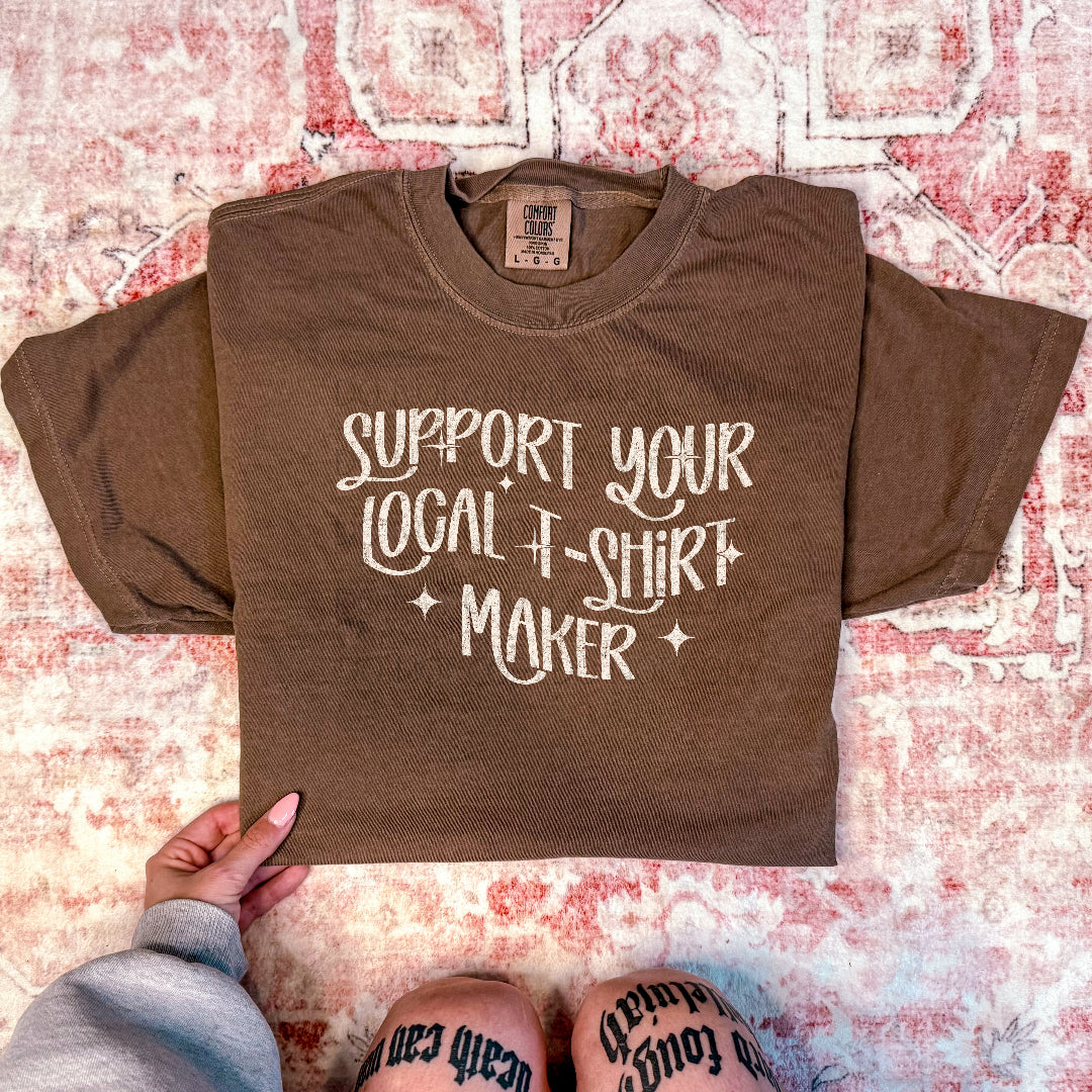 Support your local T-shirt maker CREAM (Scarlow) DTF Transfer