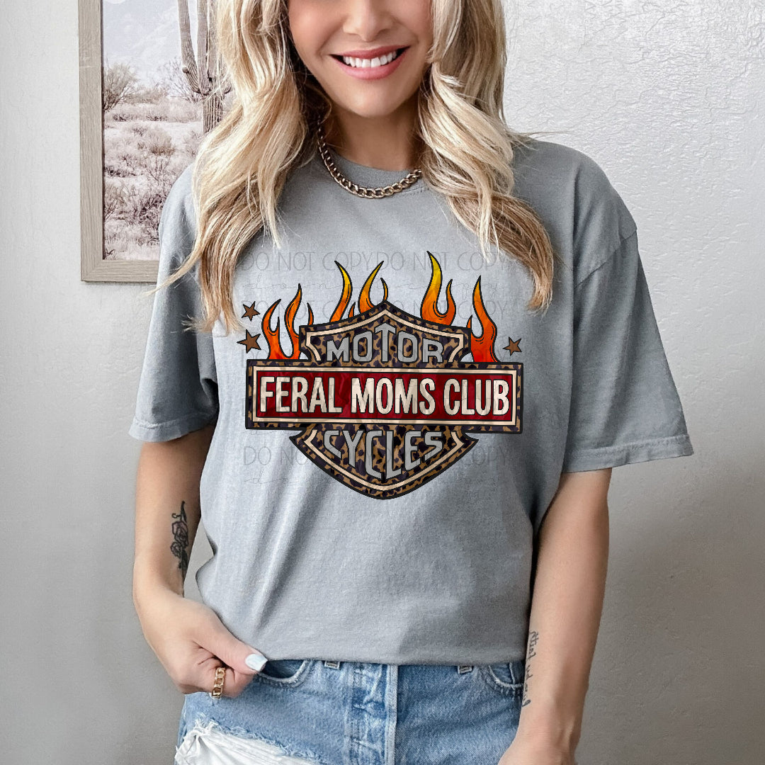Motorcycles feral moms club (Carter) DTF Transfer