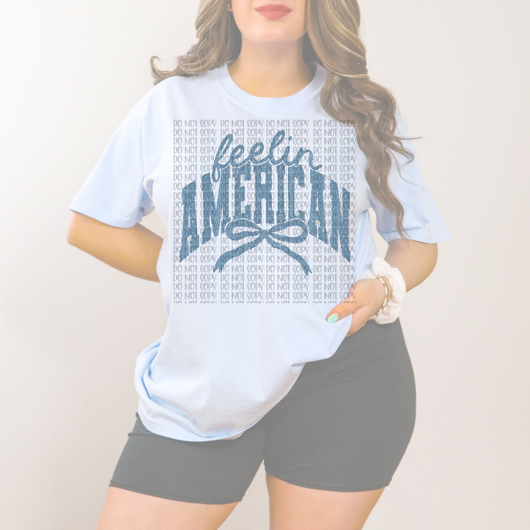 Feelin' American blue (Scarlow) DTF Transfer