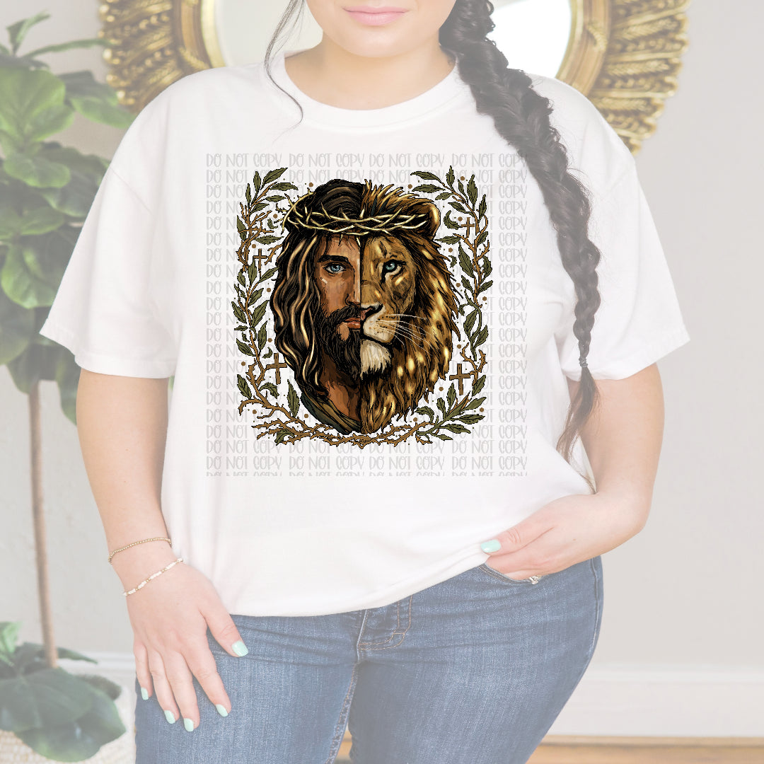 Lion/ jesus (SSD) DTF Transfer