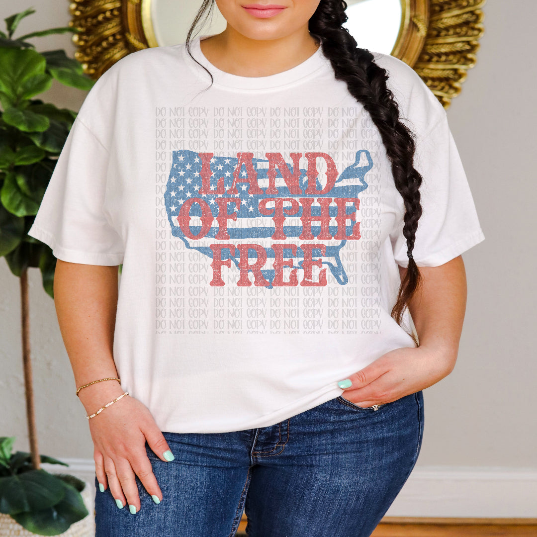 Land of the free (Scarlow) DTF Transfer
