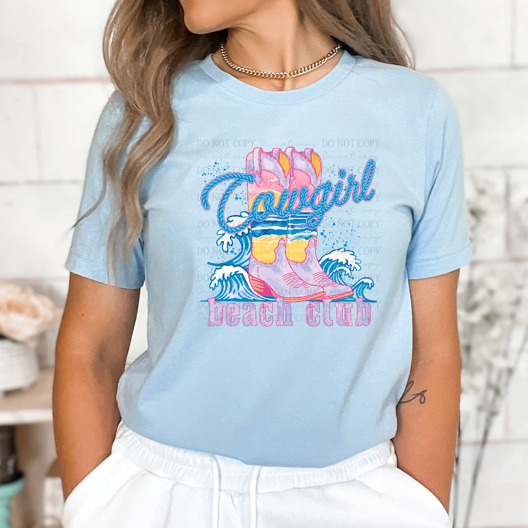 Cowgirl beach club (SCG) DTF Transfer