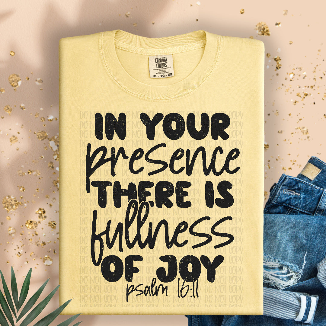 In your presence BLACK (Scarlow) DTF transfer