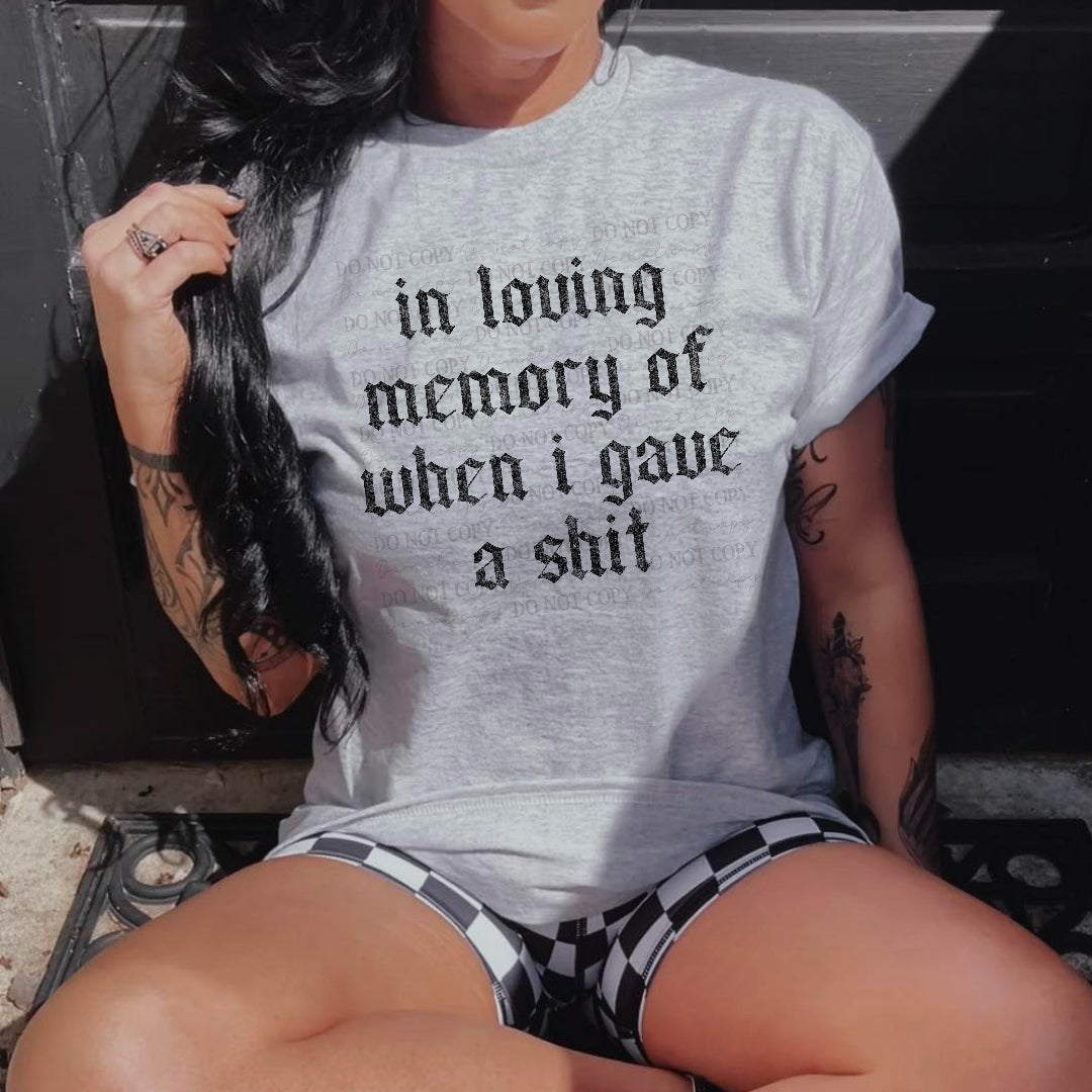 In loving memory (Scarlow) DTF Transfer