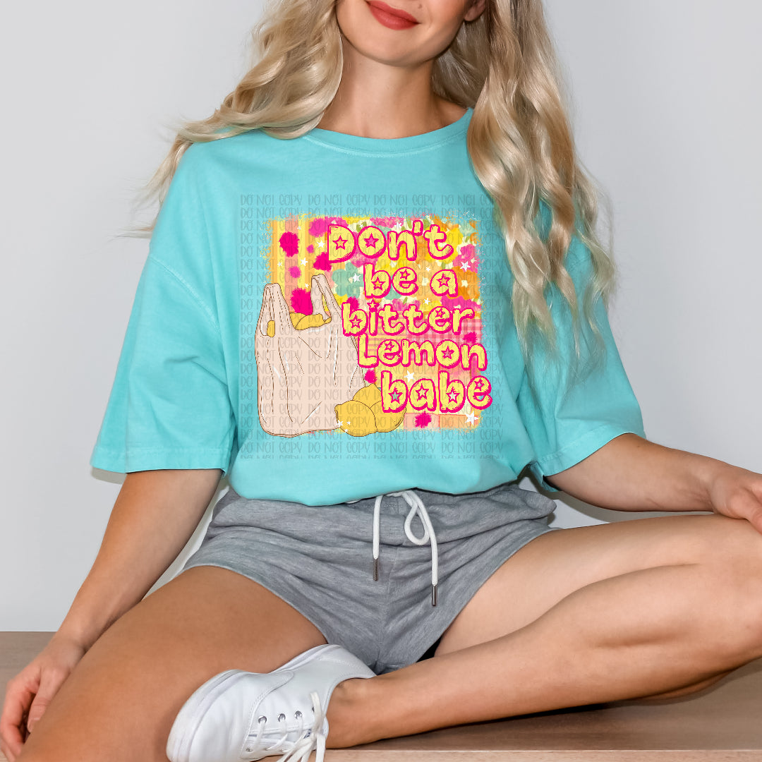 Don't be a bitter lemon babe (JBD) DTF Transfer