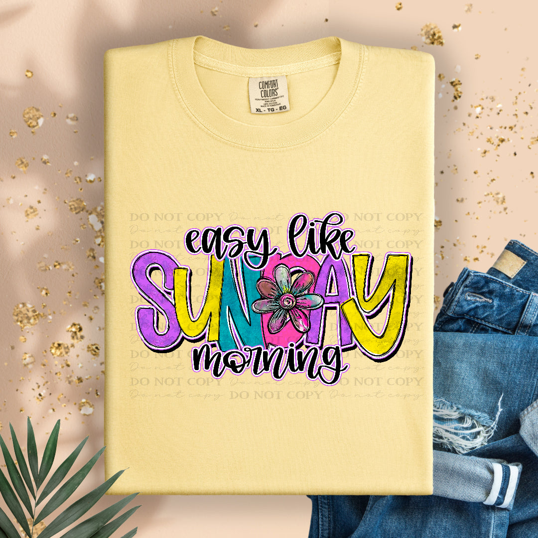 Easy like Sunday morning (Texasgal) DTF Transfer