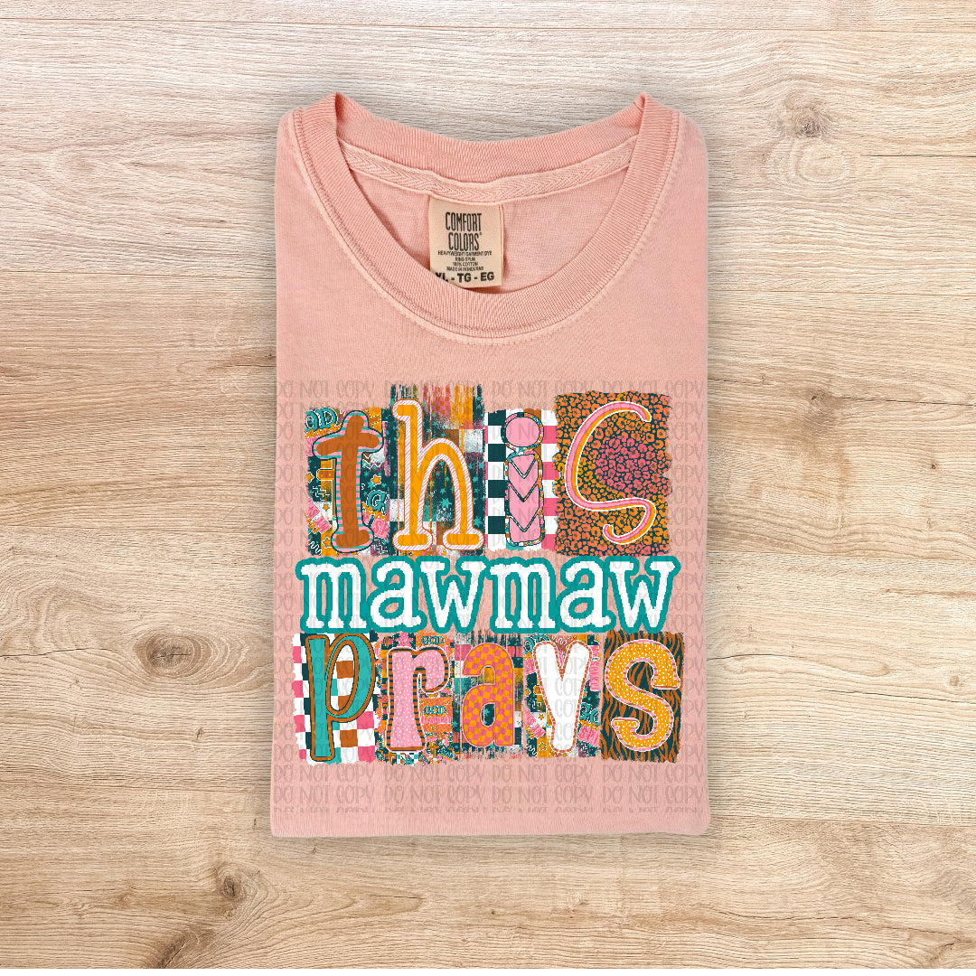 This mawmaw prays (Carter) DTF Transfer