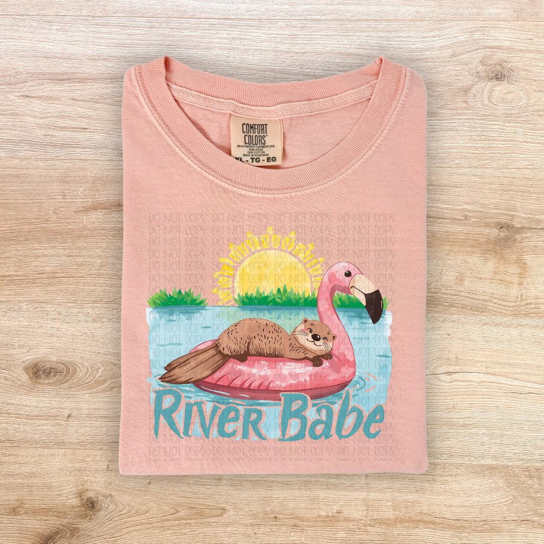 River babe otter (CSG) DTF Transfer