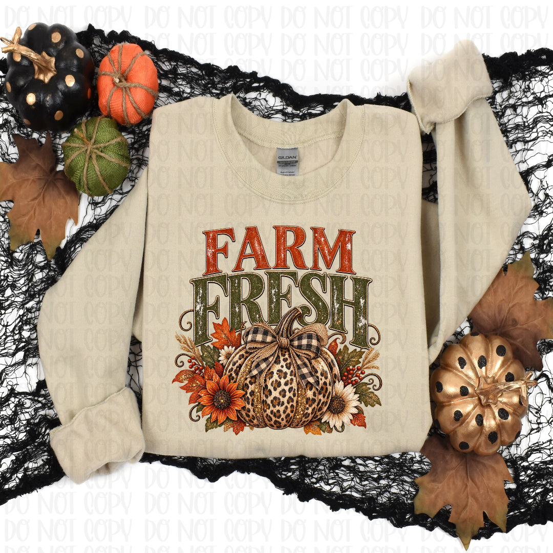 Farm fresh leopard pumpkin (SDD) DTF Transfer