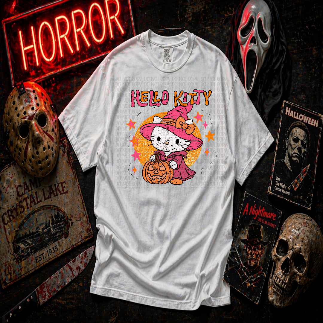Hello K halloween (DD) DTF Transfer
