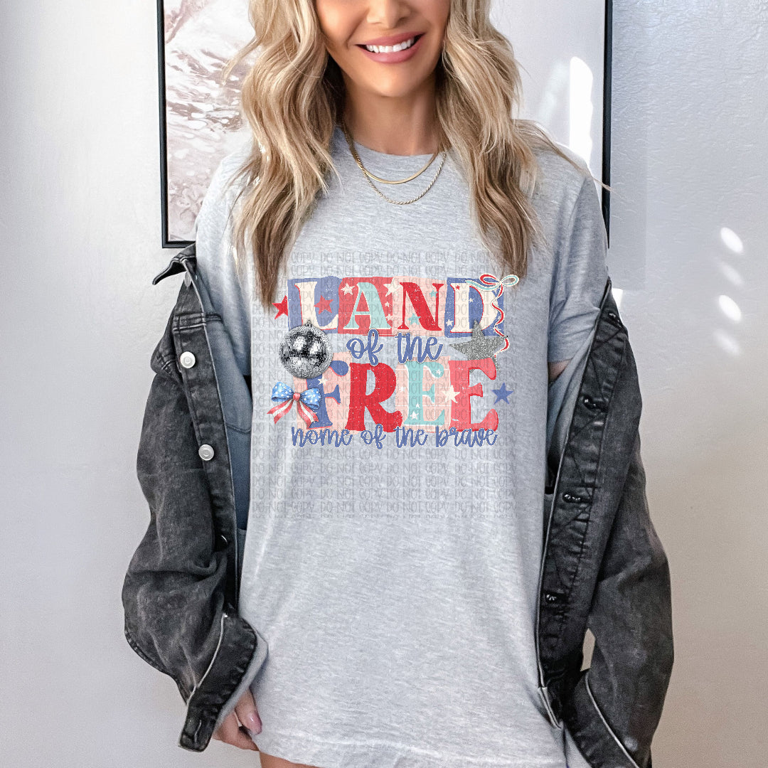 Land of the free (Scarlow) DTF Transfer