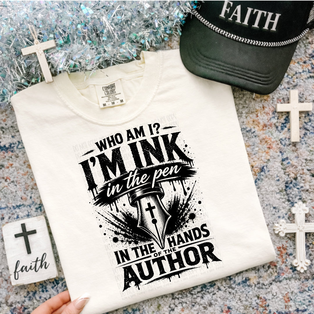 Who am I? I'm ink BLACK (Kai) DTF Transfer