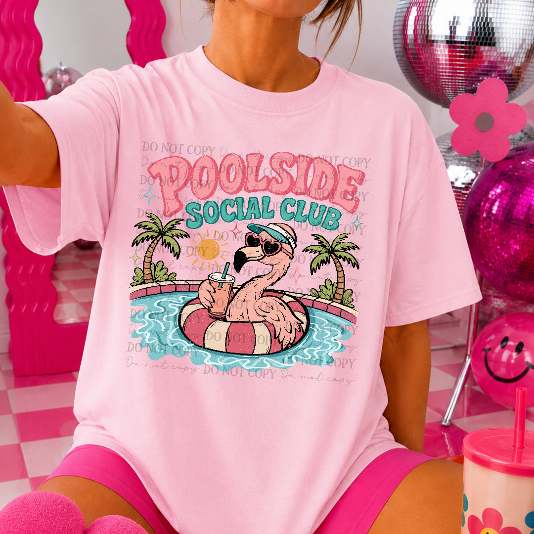 Poolside social club (Scarlow) DTF Transfer