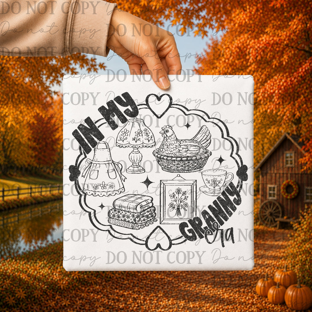 In my granny era - grey (Scarlow) DTF transfer