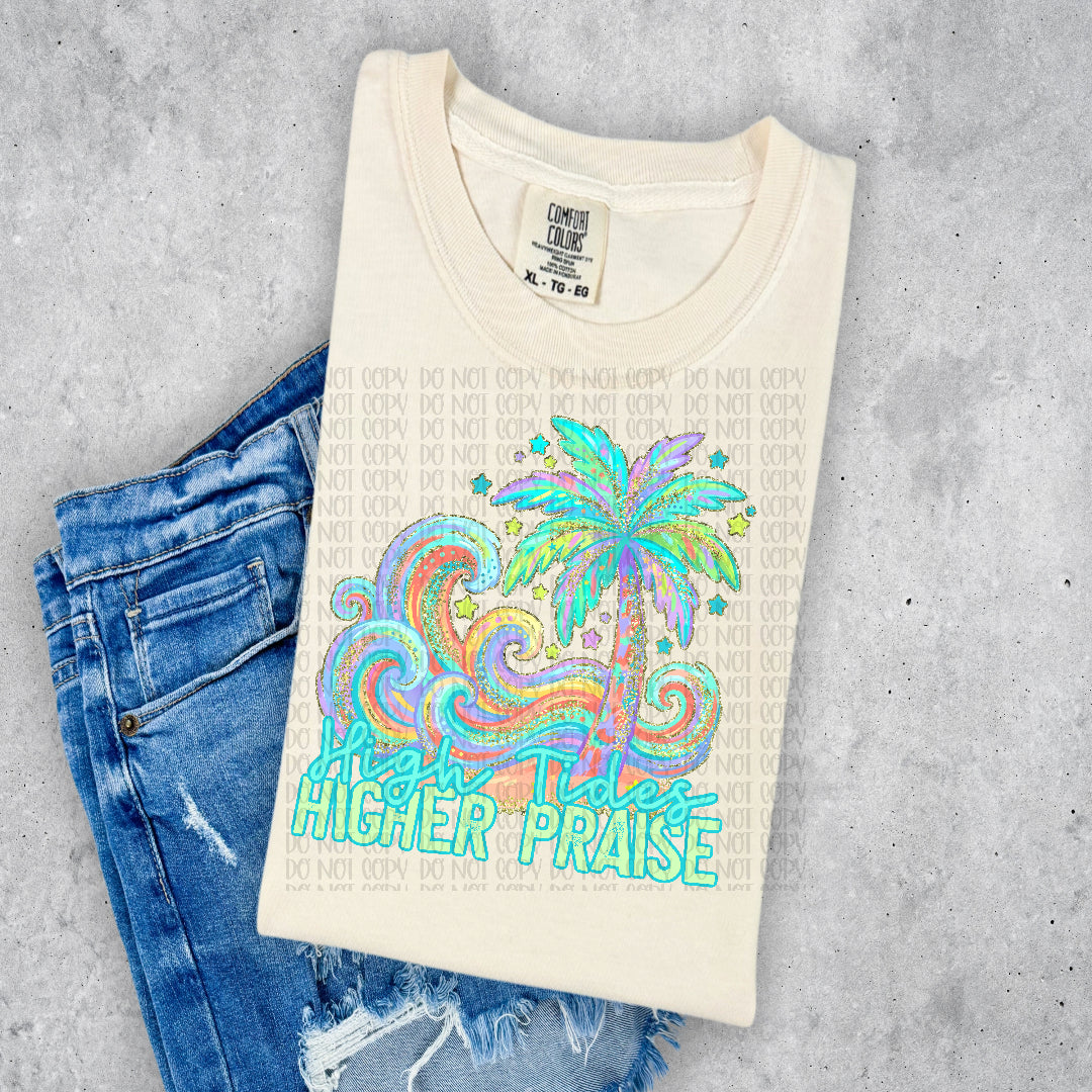 High tides high praise (C's) DTF Transfer