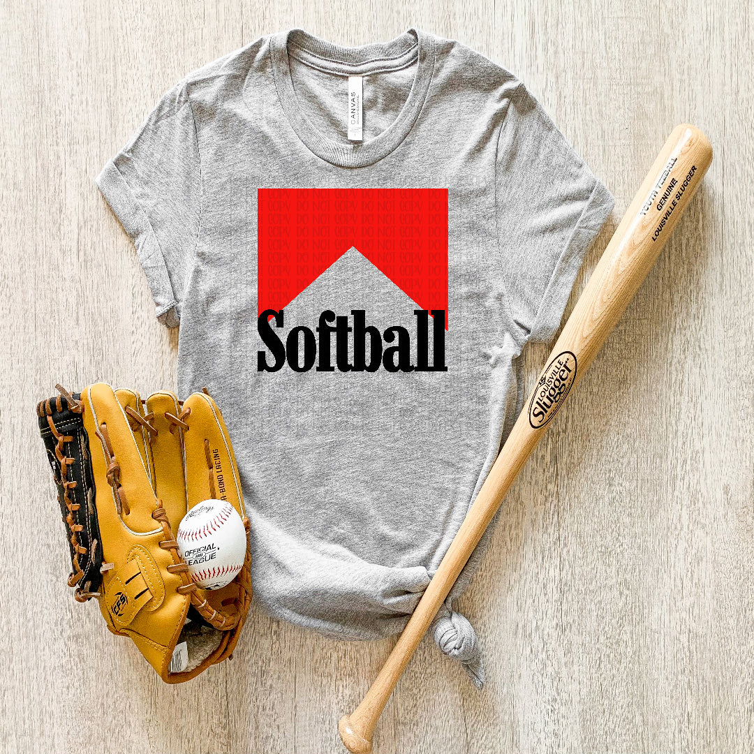Baseball with red (Saved) DTF Transfer