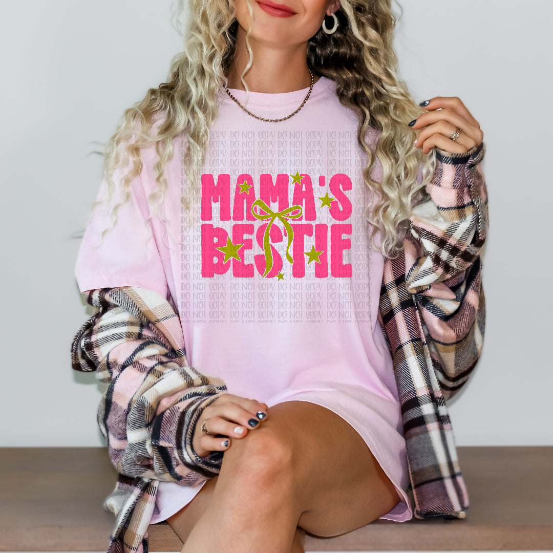 Mama's bestie pink (Scarlow) DTF Transfer