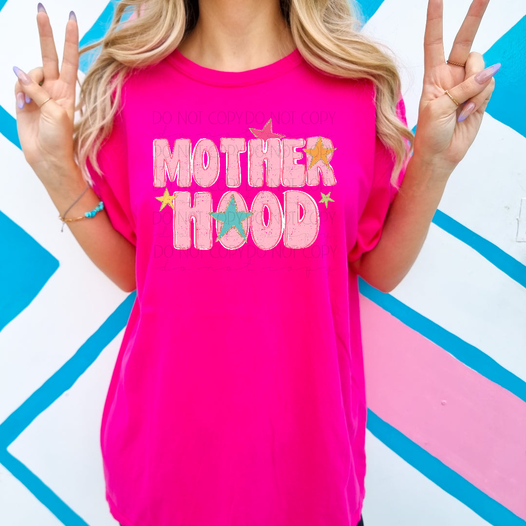 Motherhood COLORFUL stars (Scarlow) DTF Transfer