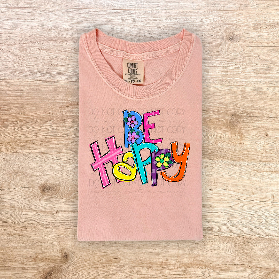 Be happy colorful (Texasgal) DTF Transfer