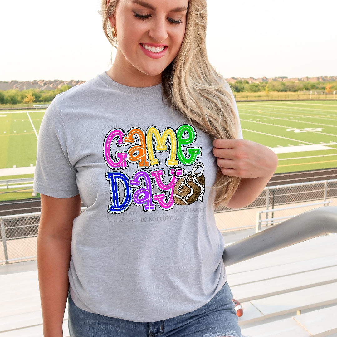 Game day polkadot outline (Carter) DTF Transfer
