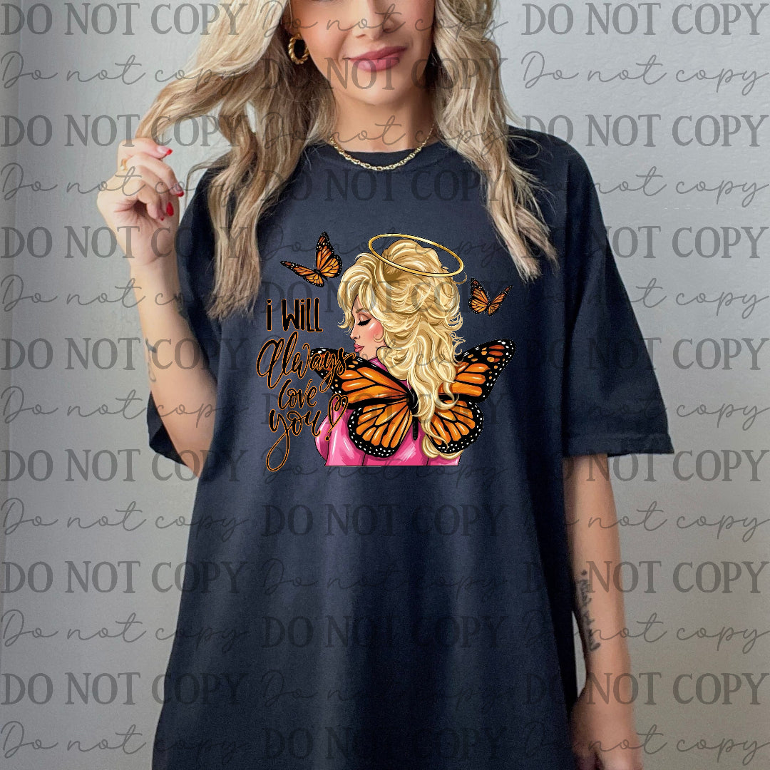 Dolly- i will always love you  (SSD) DTF Transfer