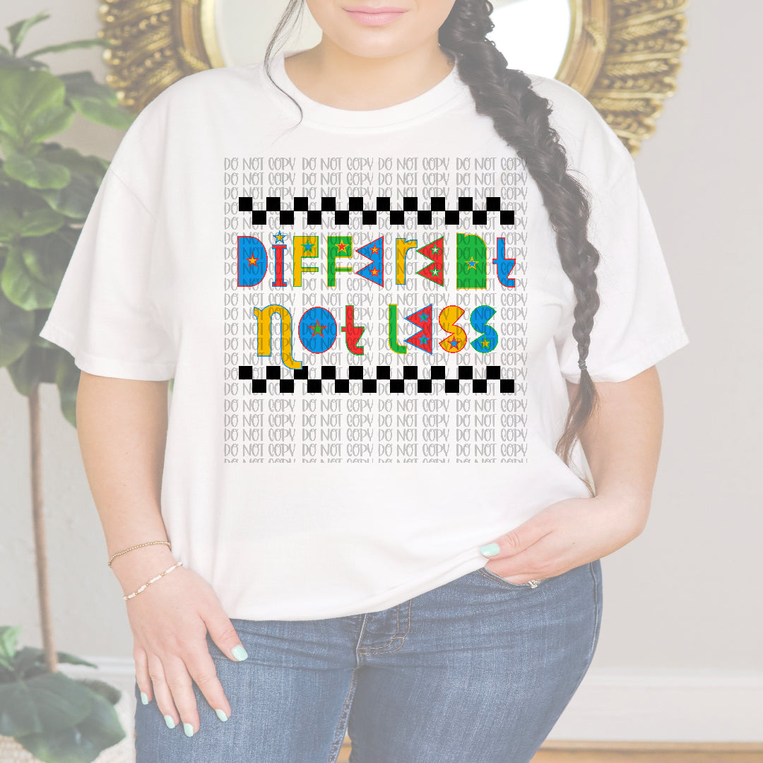 Different not less (CARTER) DTF Transfer