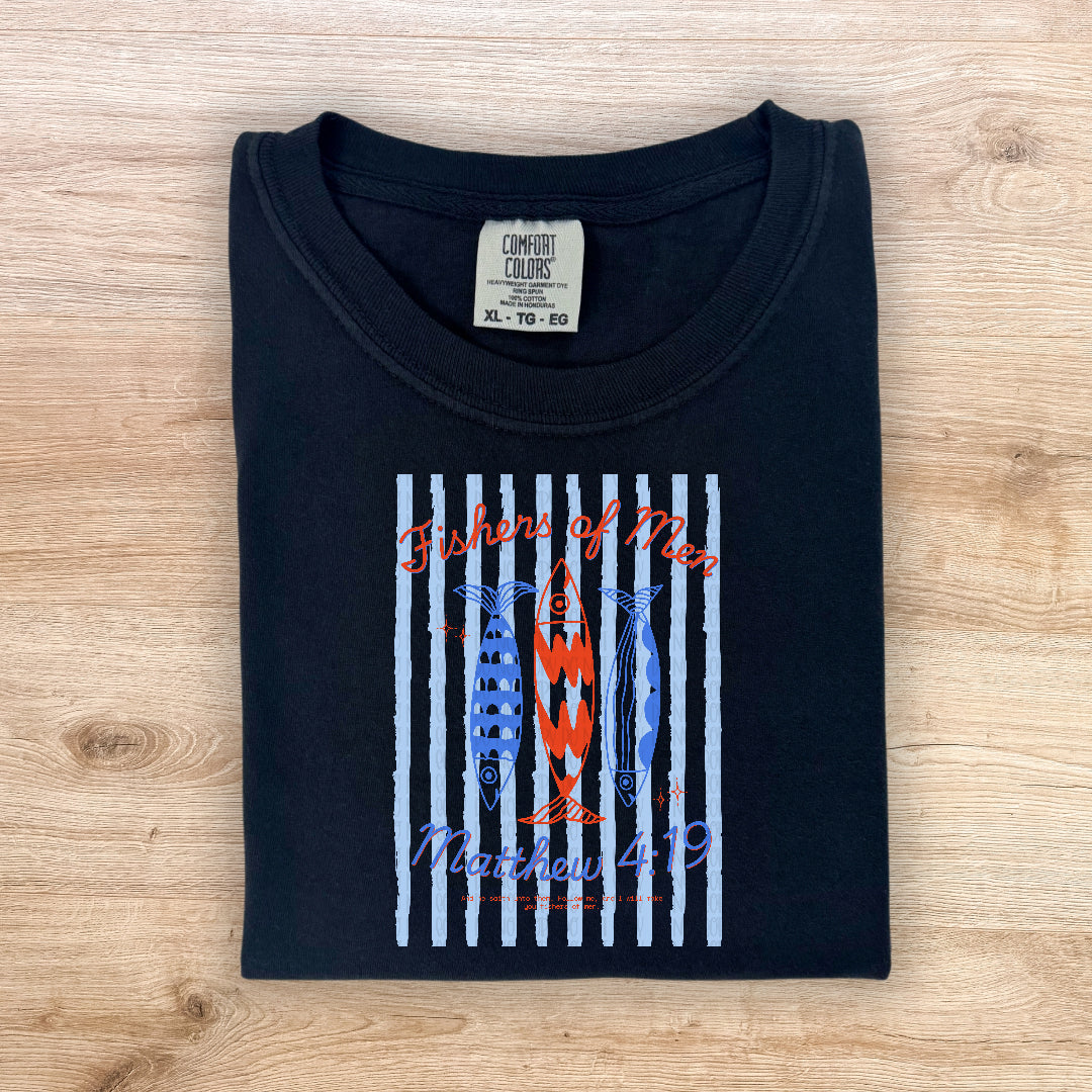 Fishers of men BLUE strips (OHDD) DTF Transfer