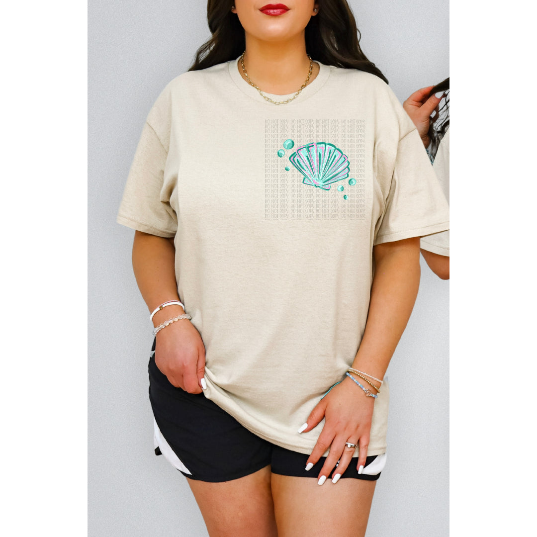 Sea shells POCKET Sunday Special DTF transfer