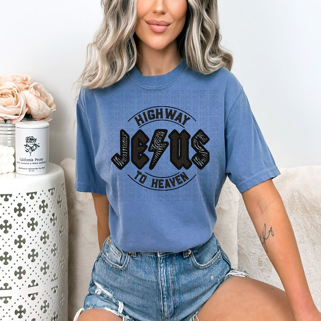 Highway to Heaven (not distressed) (c's) DTF Transfer