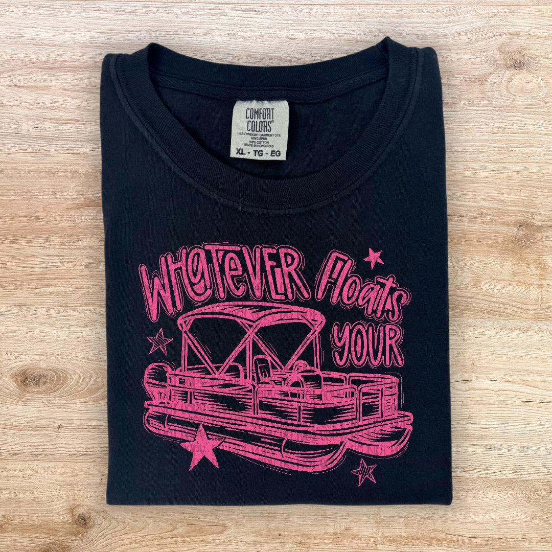 Whatever floats your boat ponton PINK (Scarlow) DTF Transfer