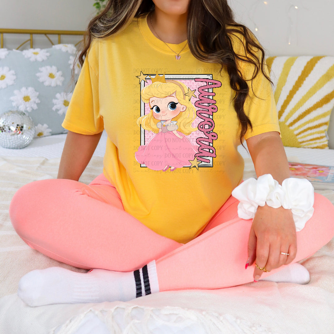 Princess polaroid sleeping B (OHDD) DTF Transfer