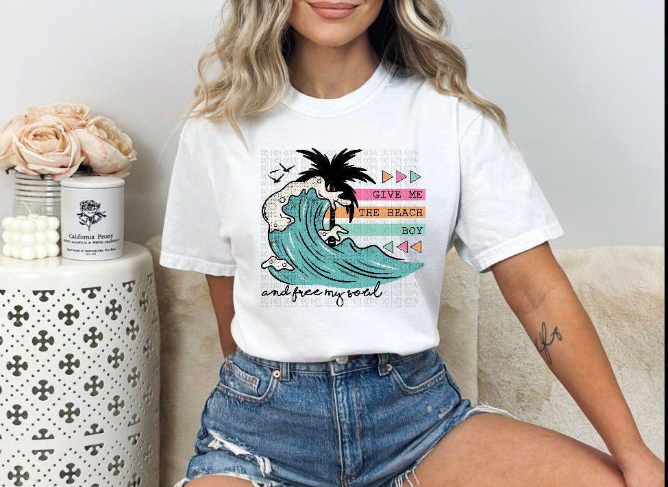 Give me the beach and free my soul (Kai) DTF Transfer