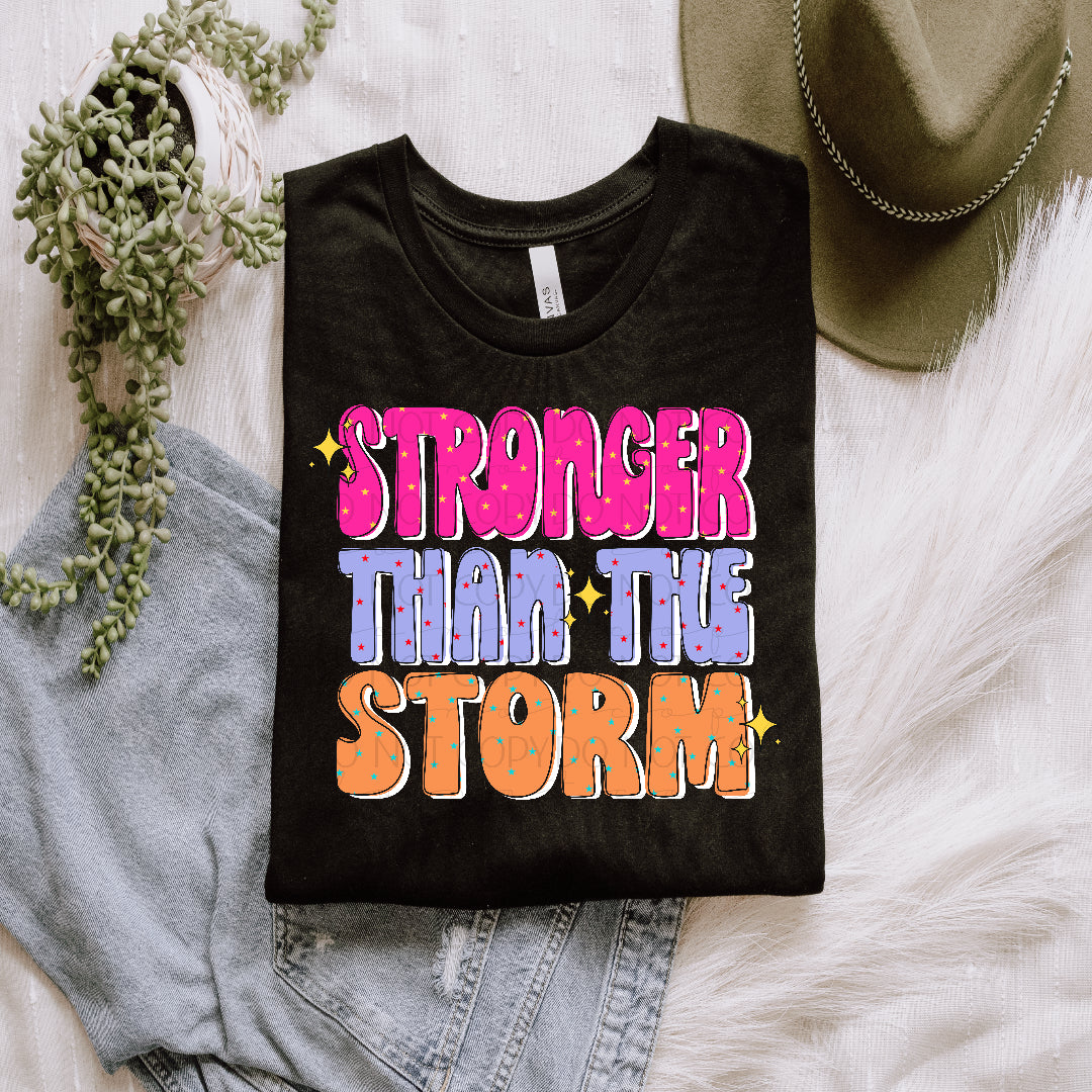 Stronger than the storm (Carter) DTF Transfer