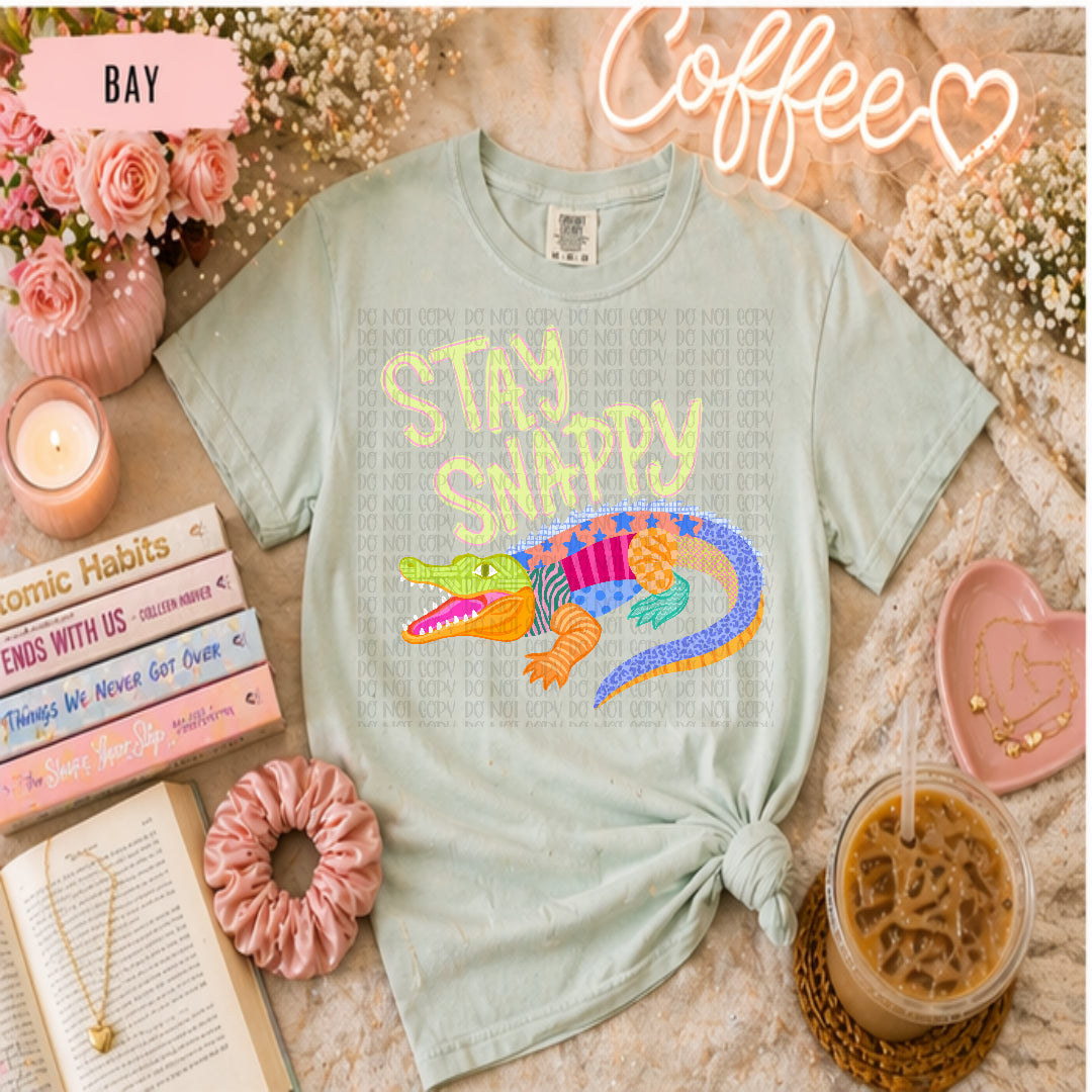 Stay snappy gator Sunday Special DTF transfer