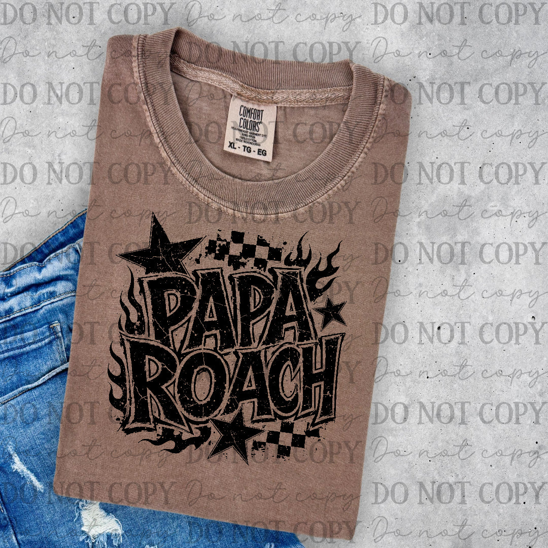Papa roach - checkered back ground (Lyttle) DTF Transfer
