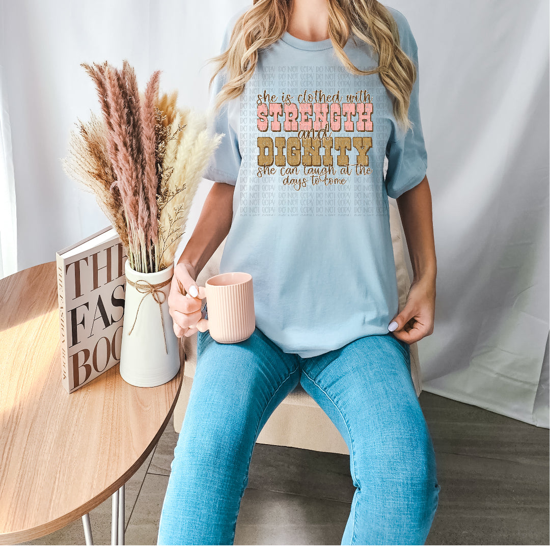 She can laugh at the days to come (Scarlow) DTF Transfer