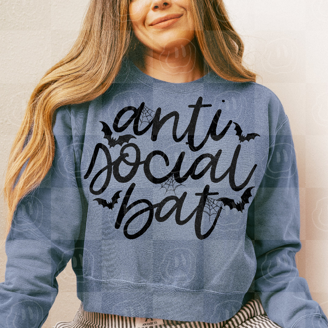 Anti- social bat (unhinged) DTF Transfer