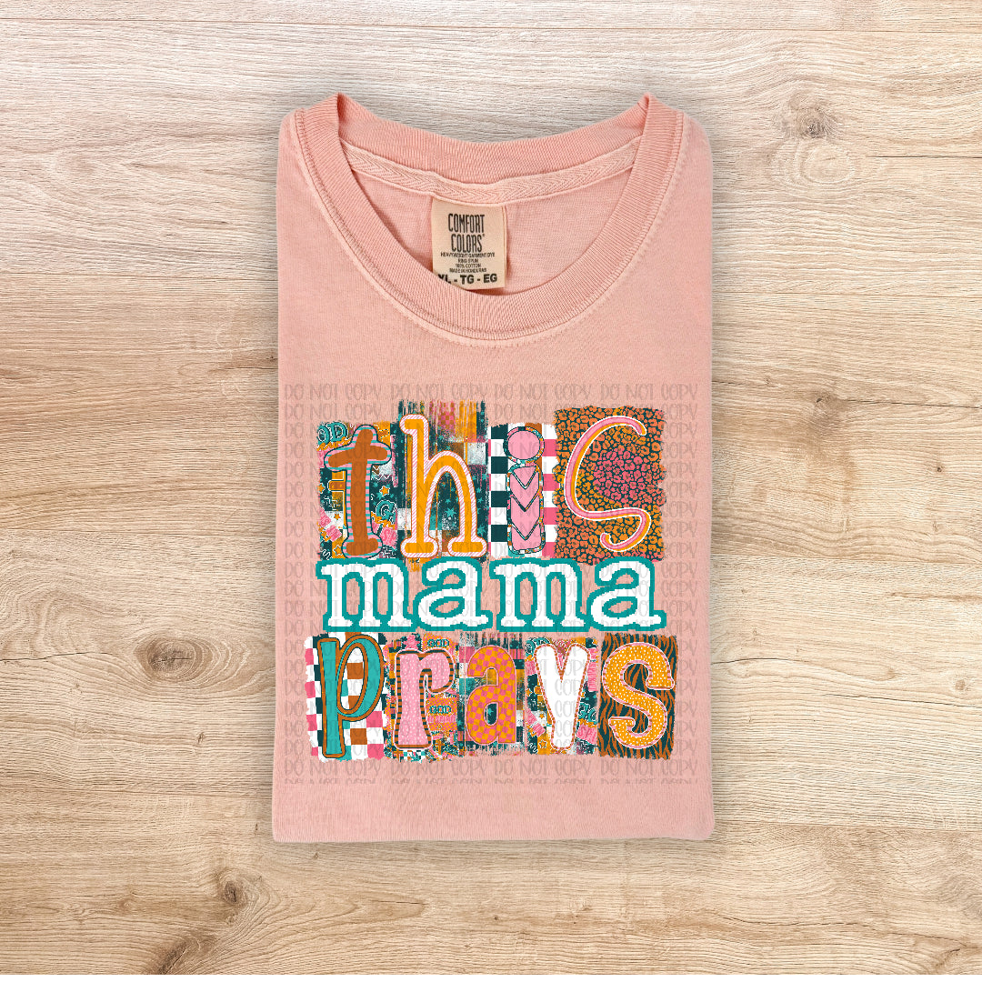 This mama prays (Carter) DTF Transfer