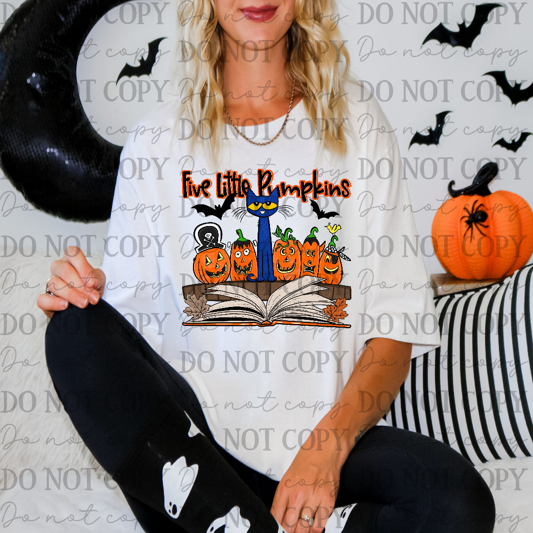 Five little pumpkins (SCG) DTF Transfer