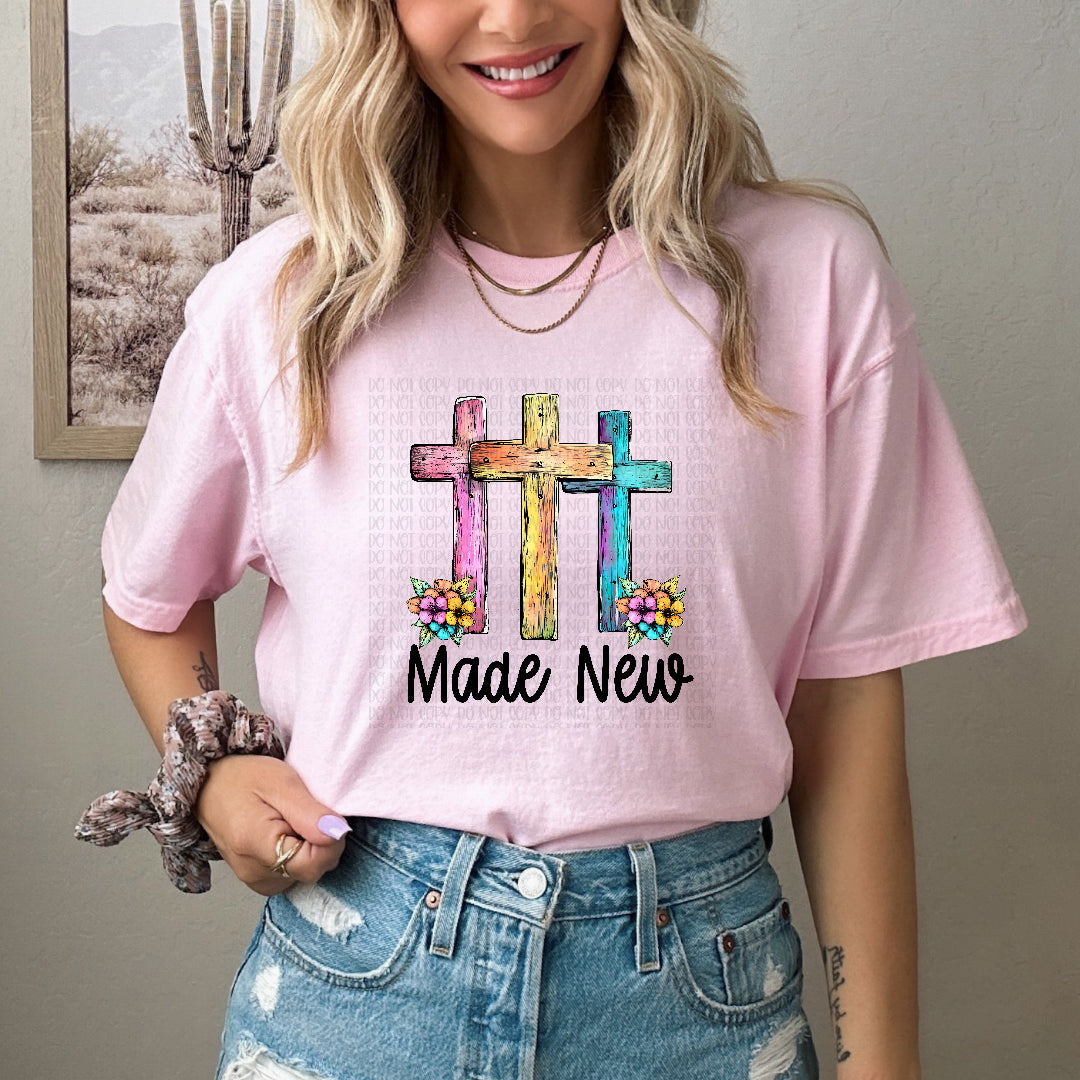 Made new 3 wooden crosses DTF Transfer