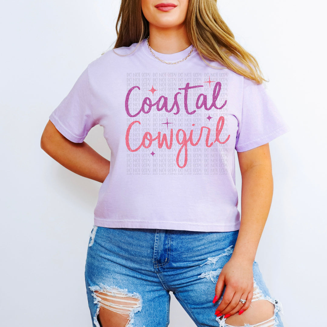 Costal cowgirl PINK PURPLE (Scarlow) DTF Transfer