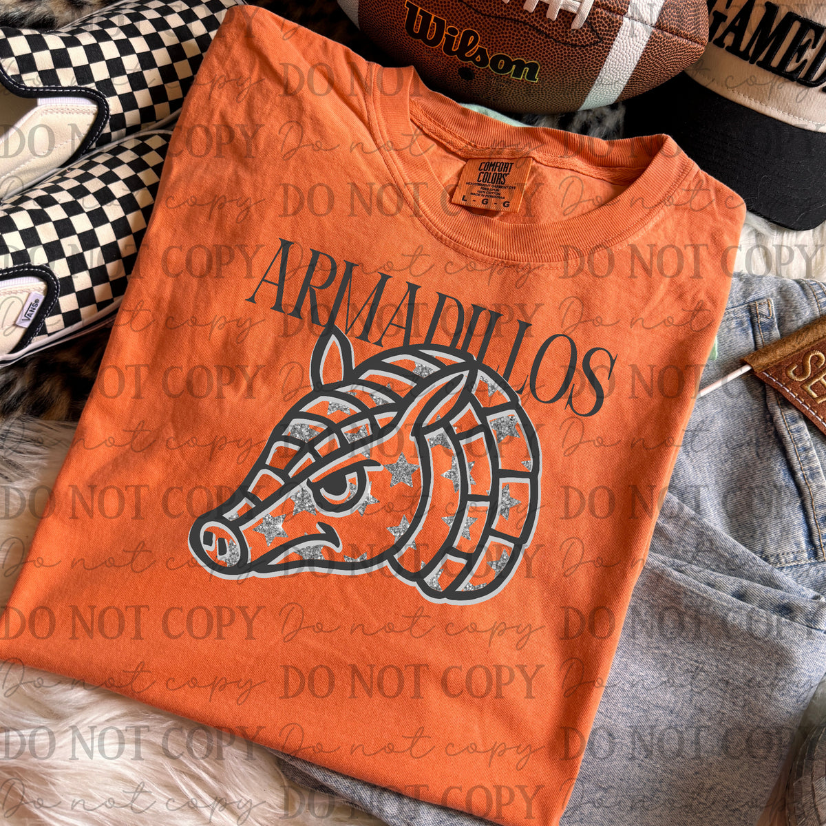 Armadillos Glitter (Kayndi) DTF transfer
