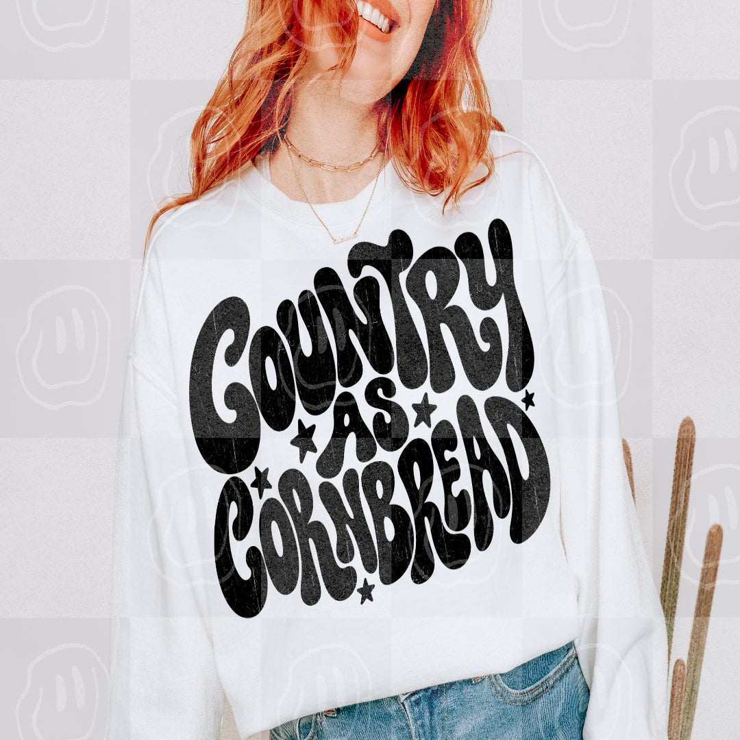 Country as cornbread (unhinged) DTF Transfer