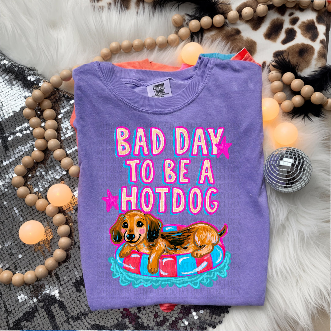Bad day to be a hotdog (SSD) DTF Transfer