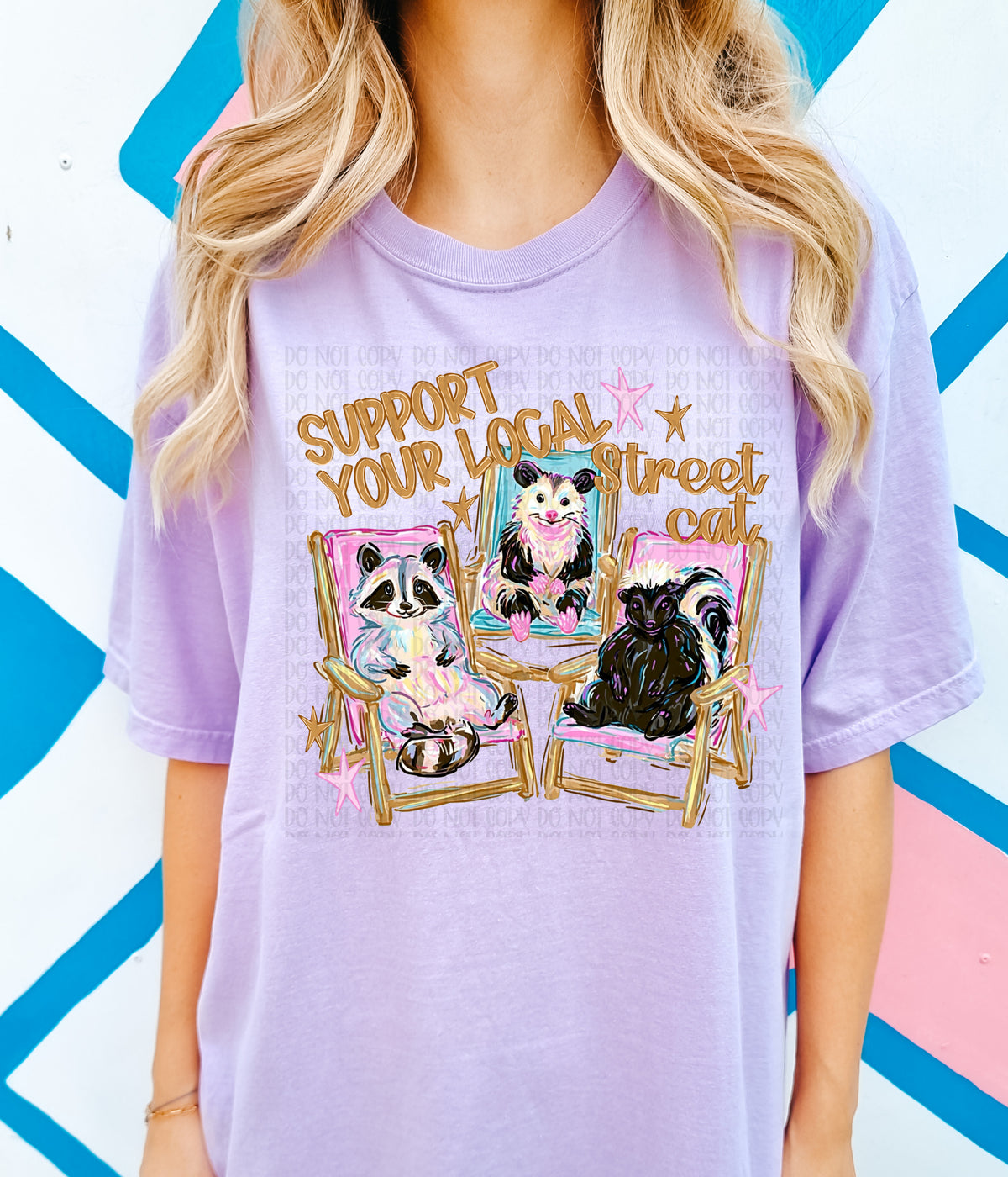 Support your local street cats (SSD) DTF Transfer