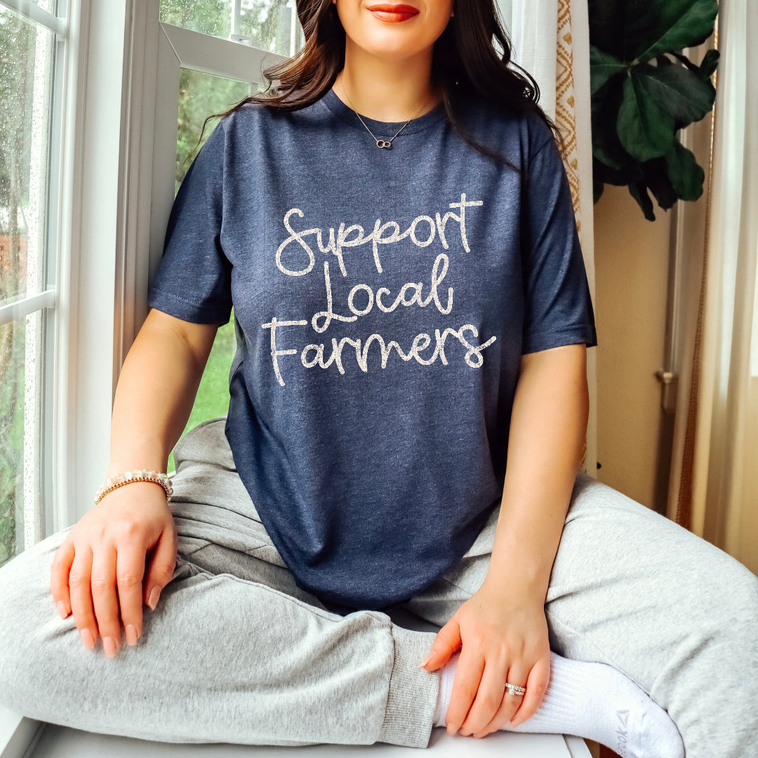 Support Local Farmers (cream) (Scarlow) DTF Transfer