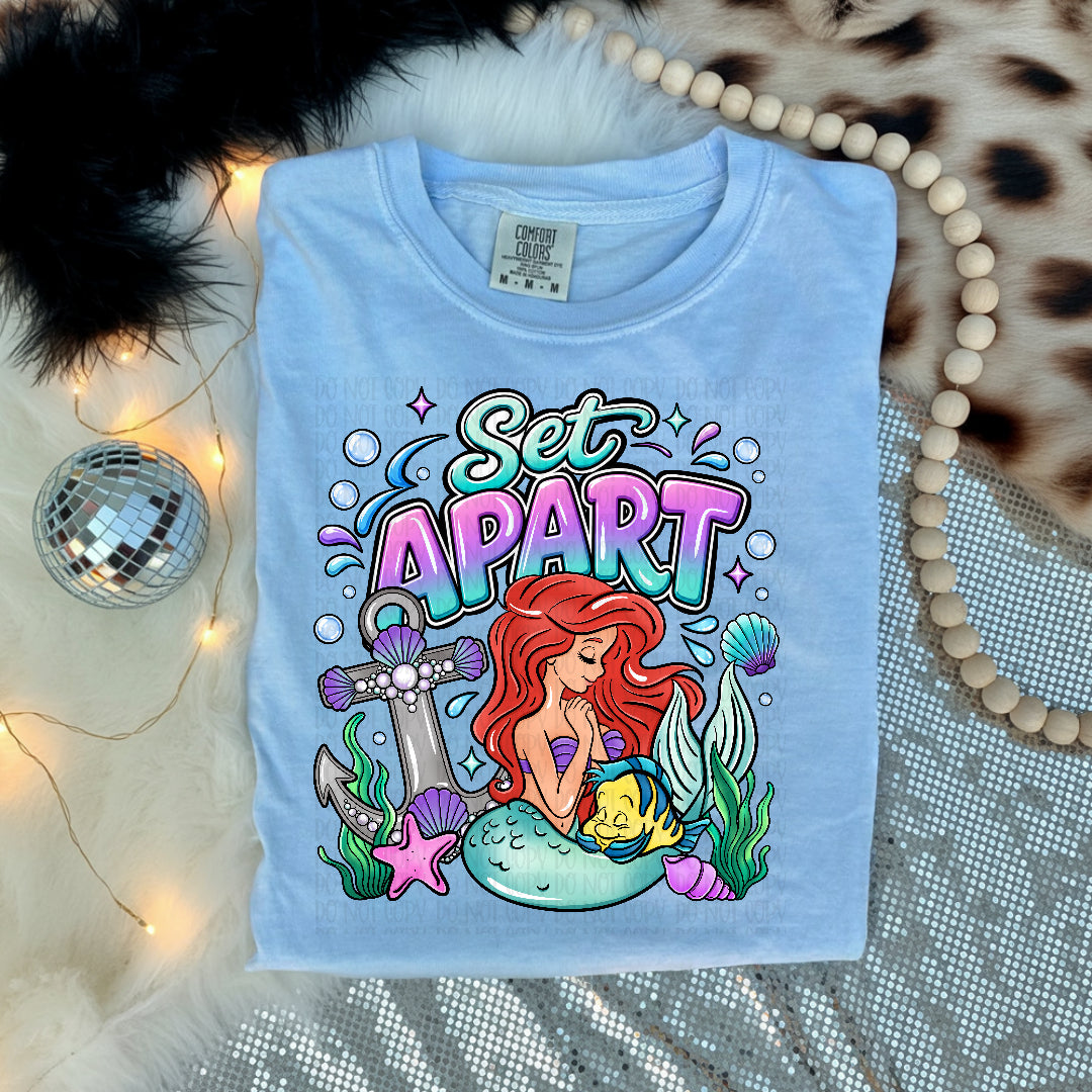 Set apart mermaid (Kai) DTF Transfer