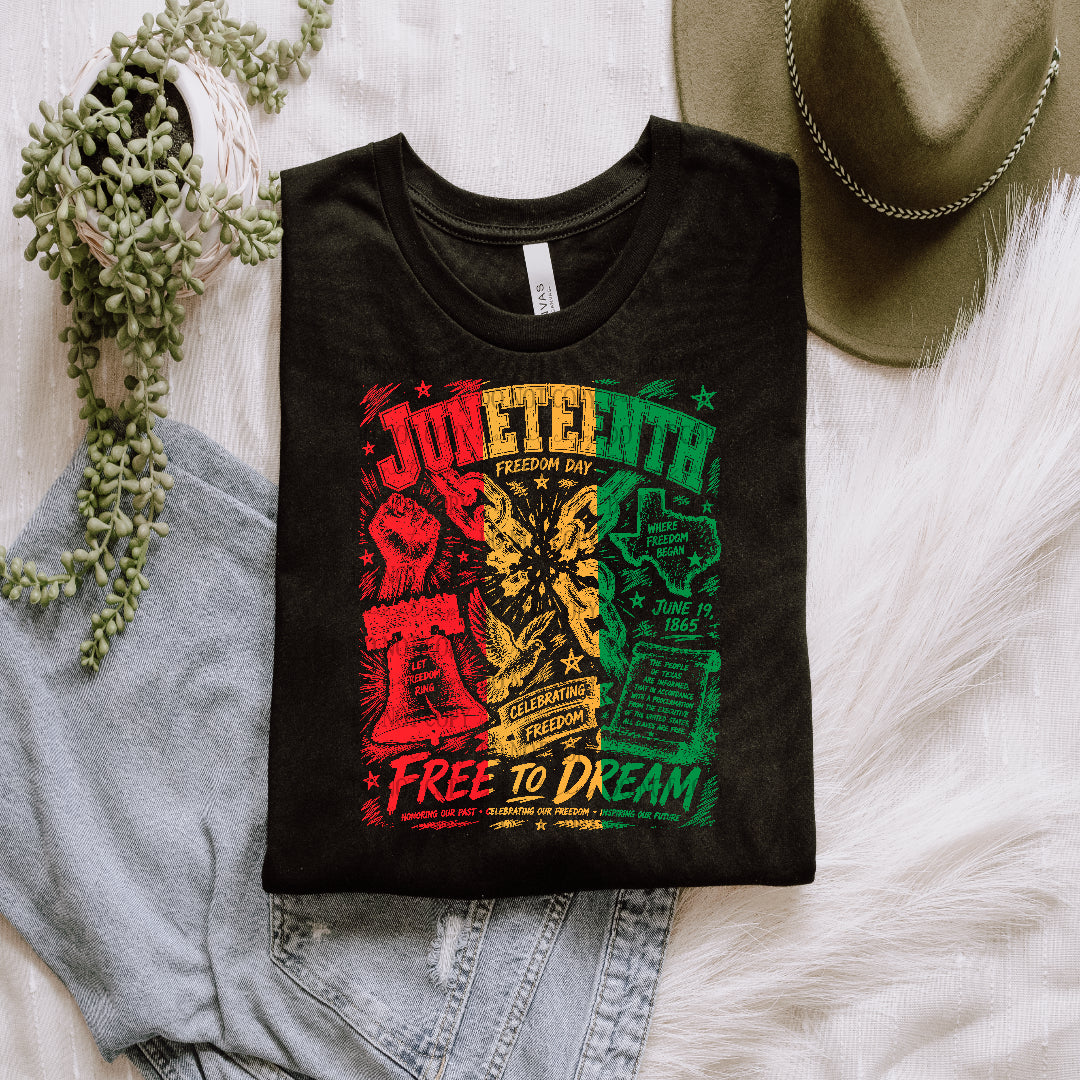 Juneteenth free to dream (Kai) DTF Transfer