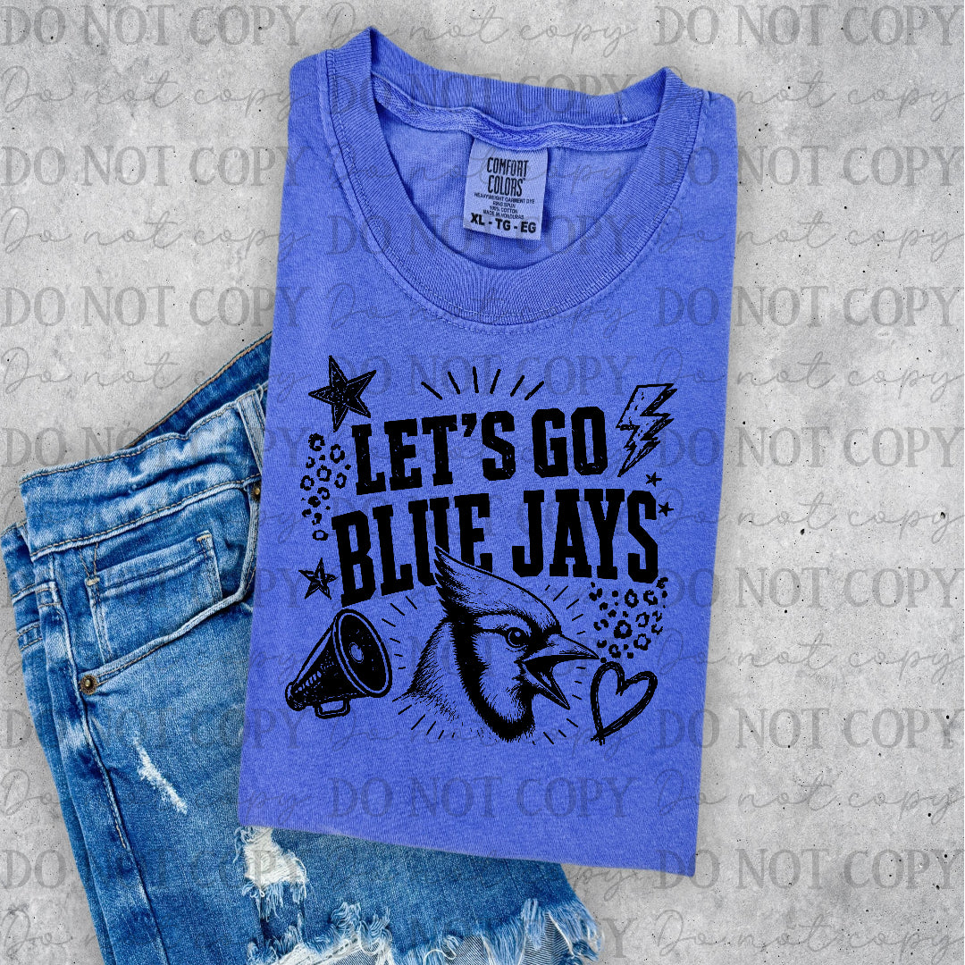 Blue Jays Let's Go Black (PH) DTF Transfer