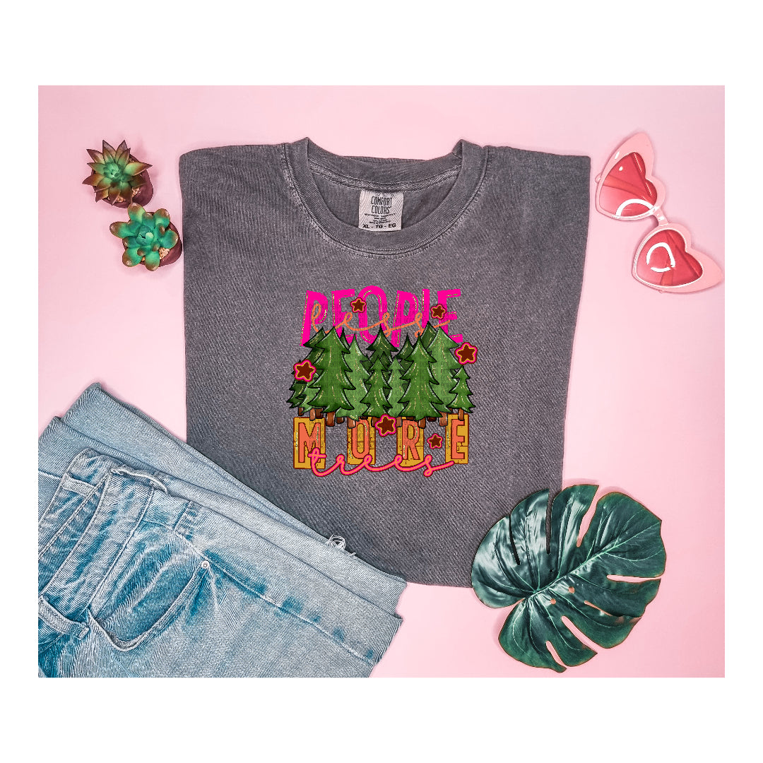 People less more trees (C's) DTF Transfer